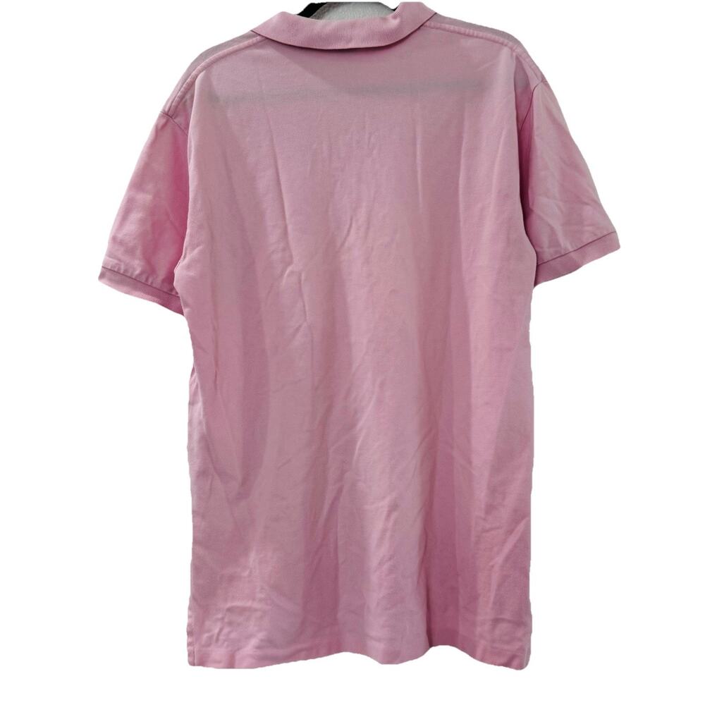 Ralph Lauren Mens Pink Pique Polo Shirt Sz L Preppy Classic Coastal - Picture 4 of 7